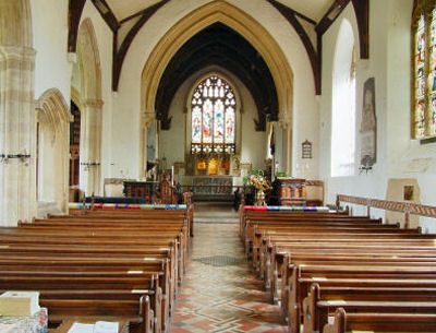 Looking Towards the Nave of Wangford Church