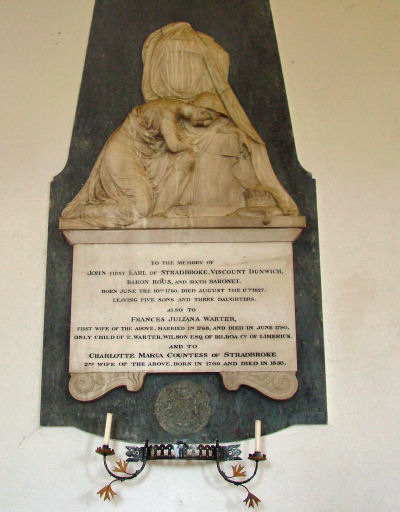 View of the Complete memorial to the First Earl of Stradbroke, Viscount Dunwich