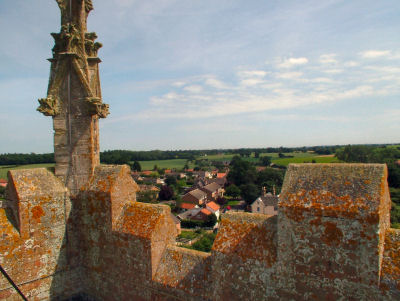 Looking out from the Church Tower at Wangford