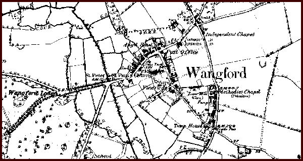 1887 - 1891 village map