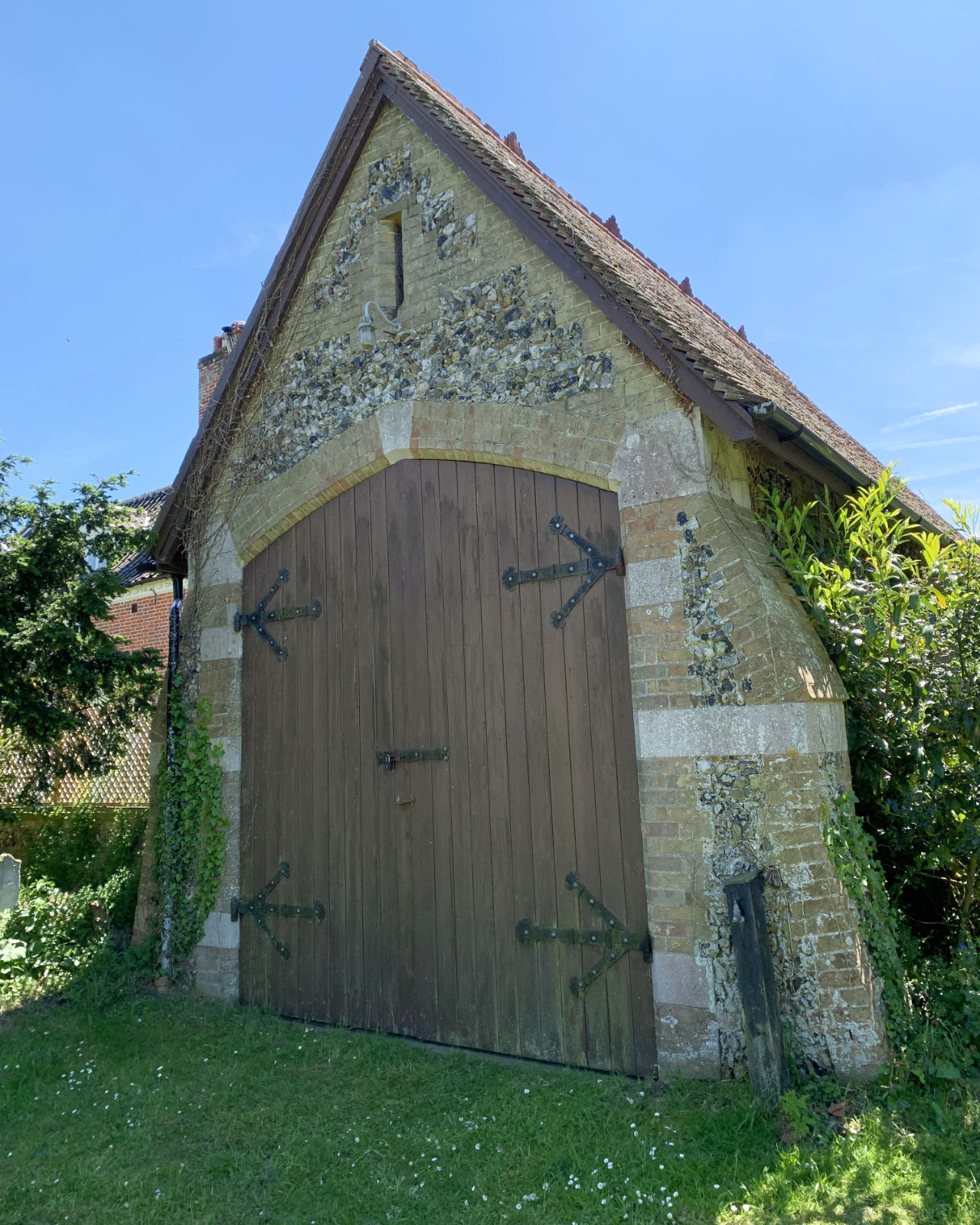 The Henham Estate Coach House front doors