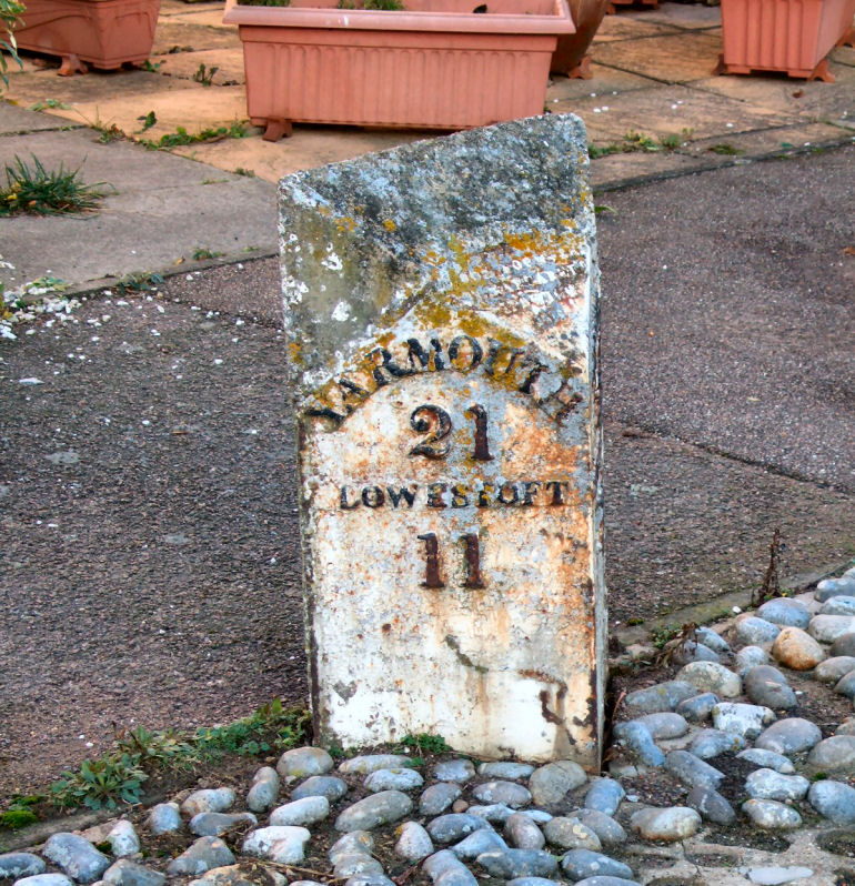 Wangford Milestone