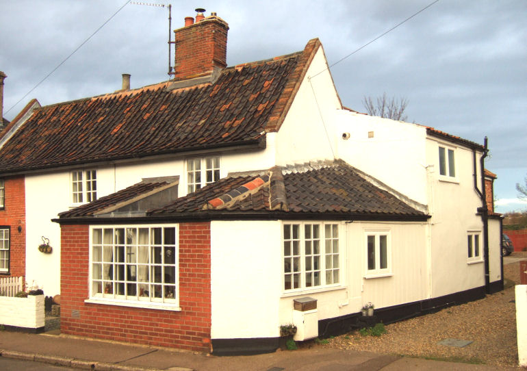 This builders yard and perhaps slaughter house has been converted into two houses