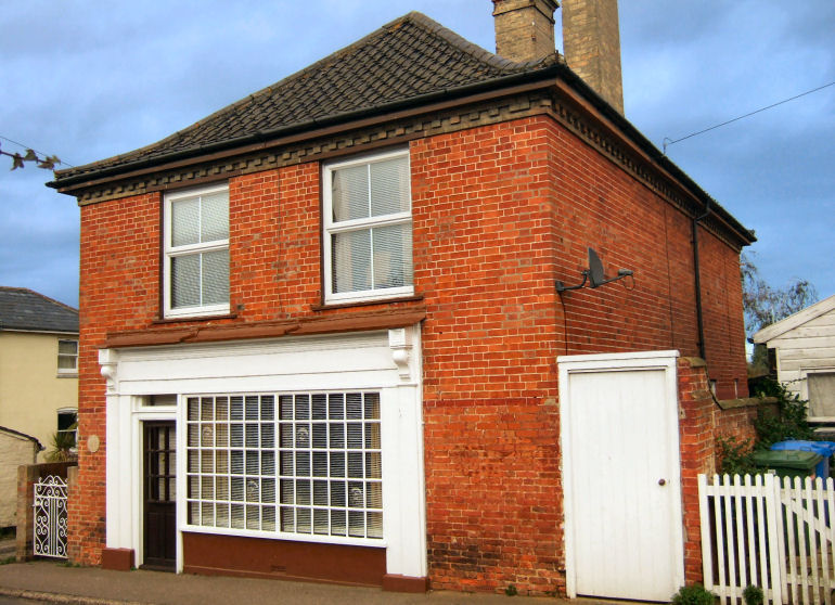 This building was built by Frederick Rumbelow, father of the grocer, Phillip